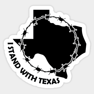 Texas Border - States Rights Sticker